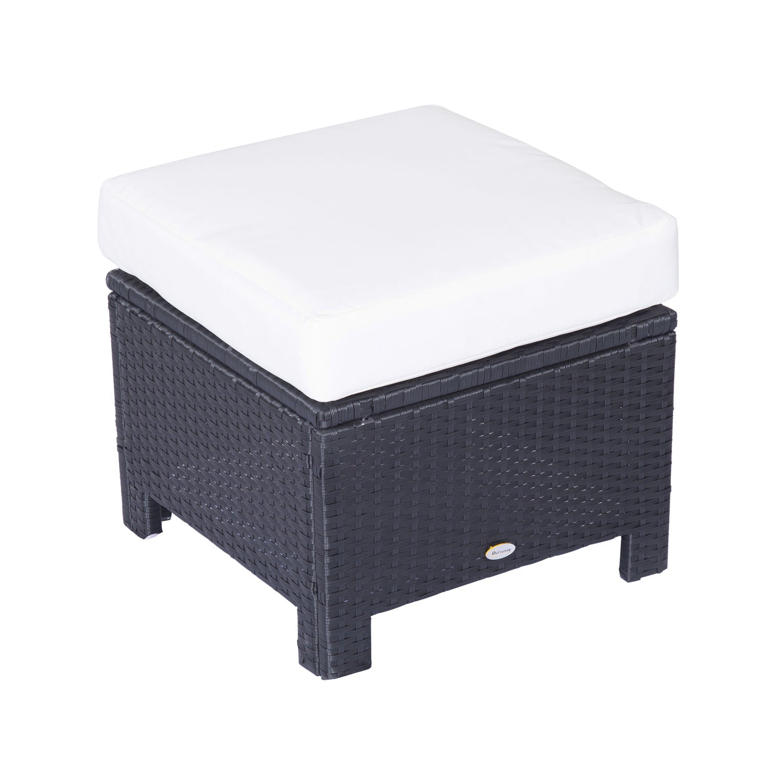 Rattan Footstool Wicker Ottoman
