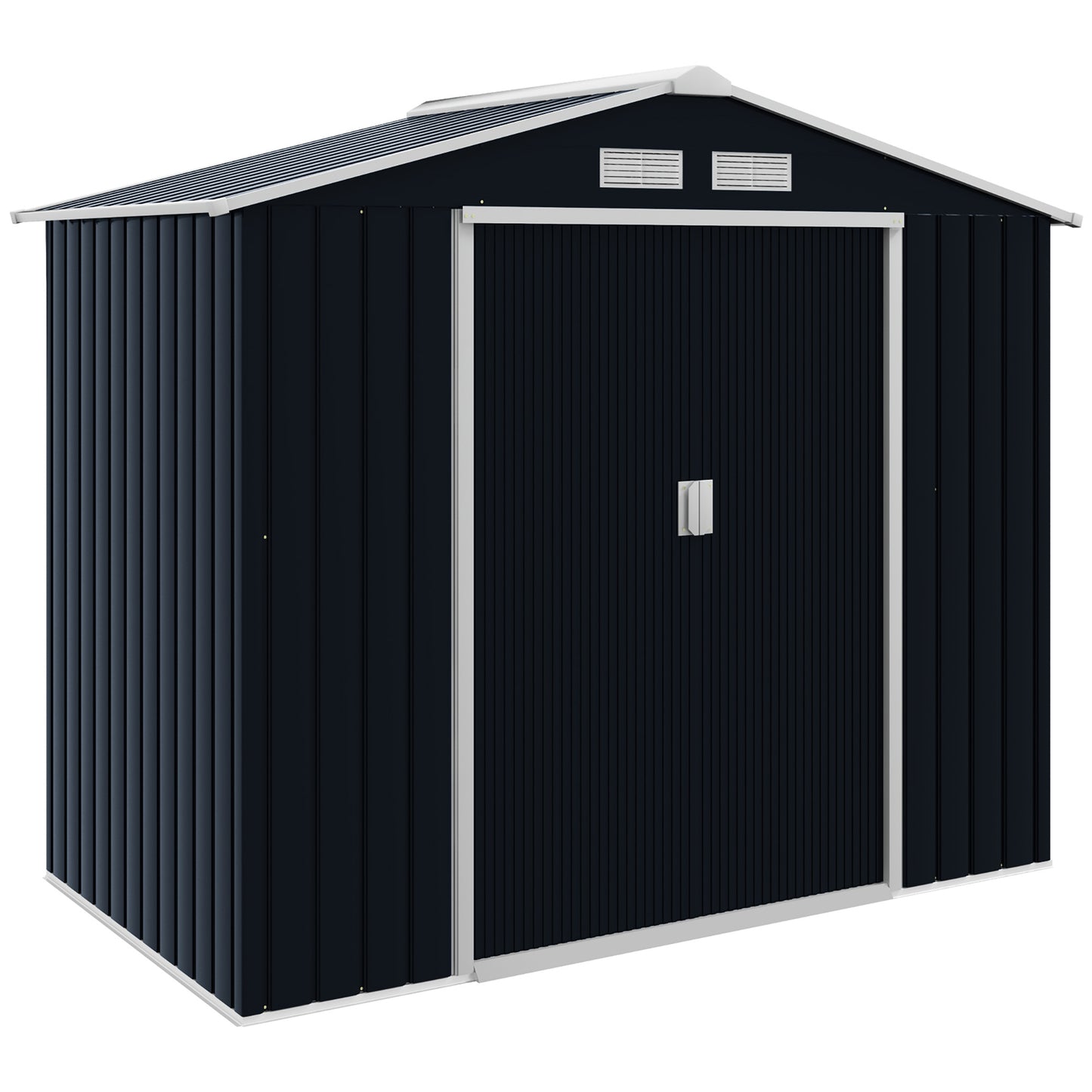 7 x 4ft Weatherproof Shed, Outdoor Bike Storage Shed