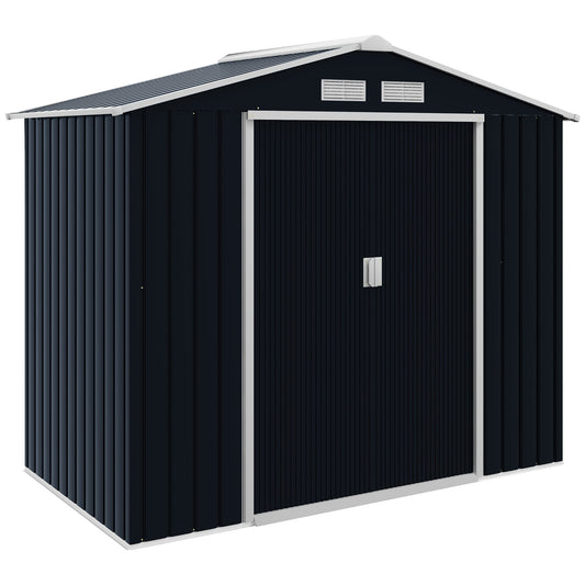 7 x 4ft Weatherproof Shed, Outdoor Bike Storage Shed