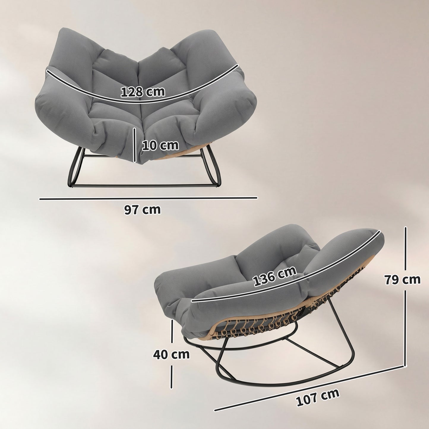 Indoor Outdoor Rocking Chair