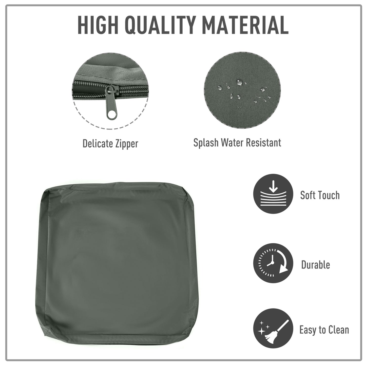 Replacement Cushion Cover Garden Rattan Patio Furniture Seat Cover