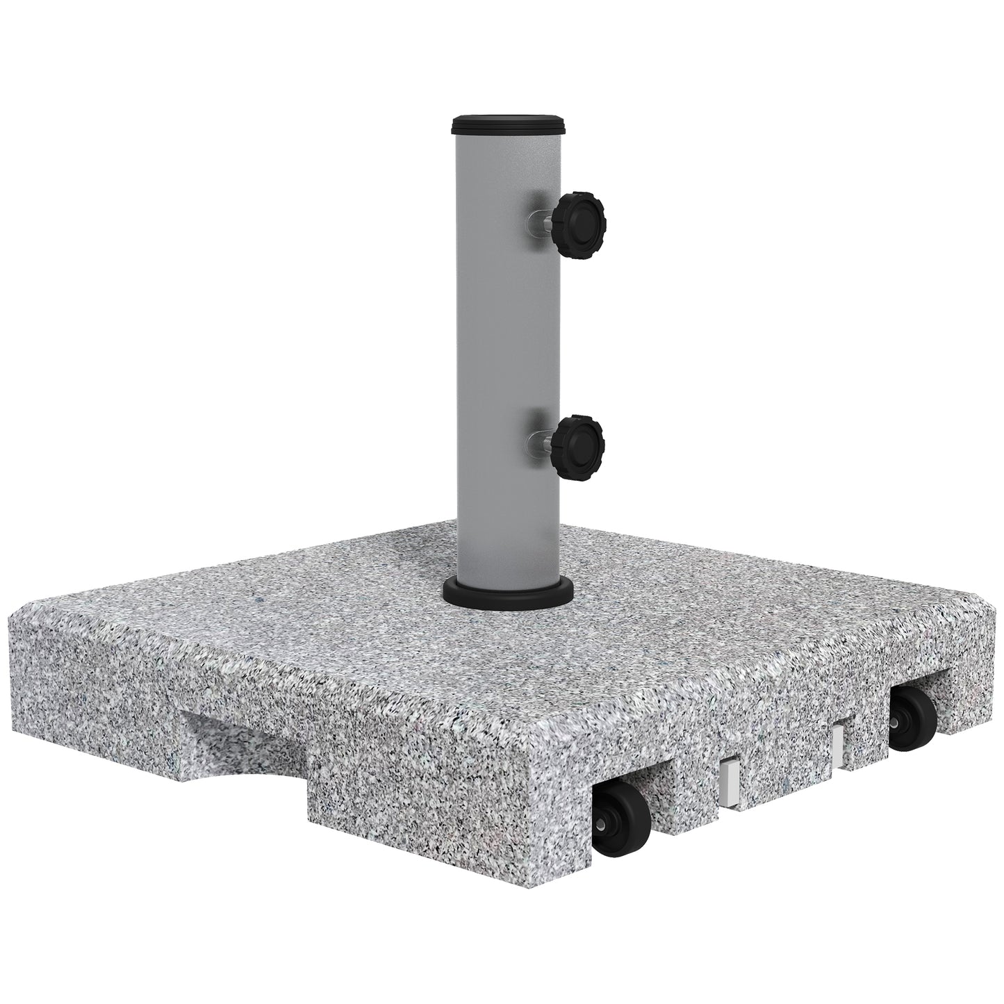 Granite Parasol Base, 28kg Heavy Duty Square Umbrella Stand