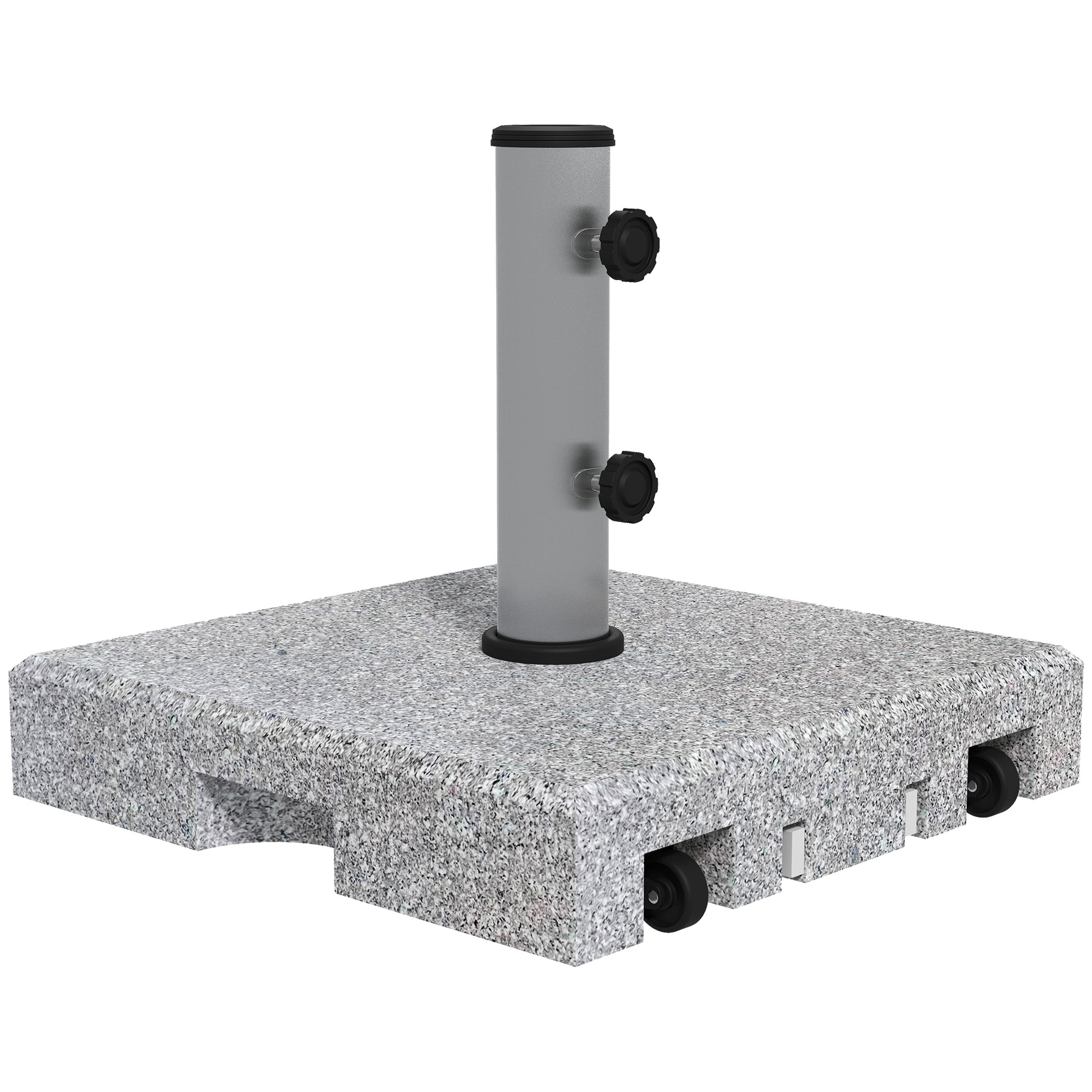 Granite Parasol Base, 28kg Heavy Duty Square Umbrella Stand