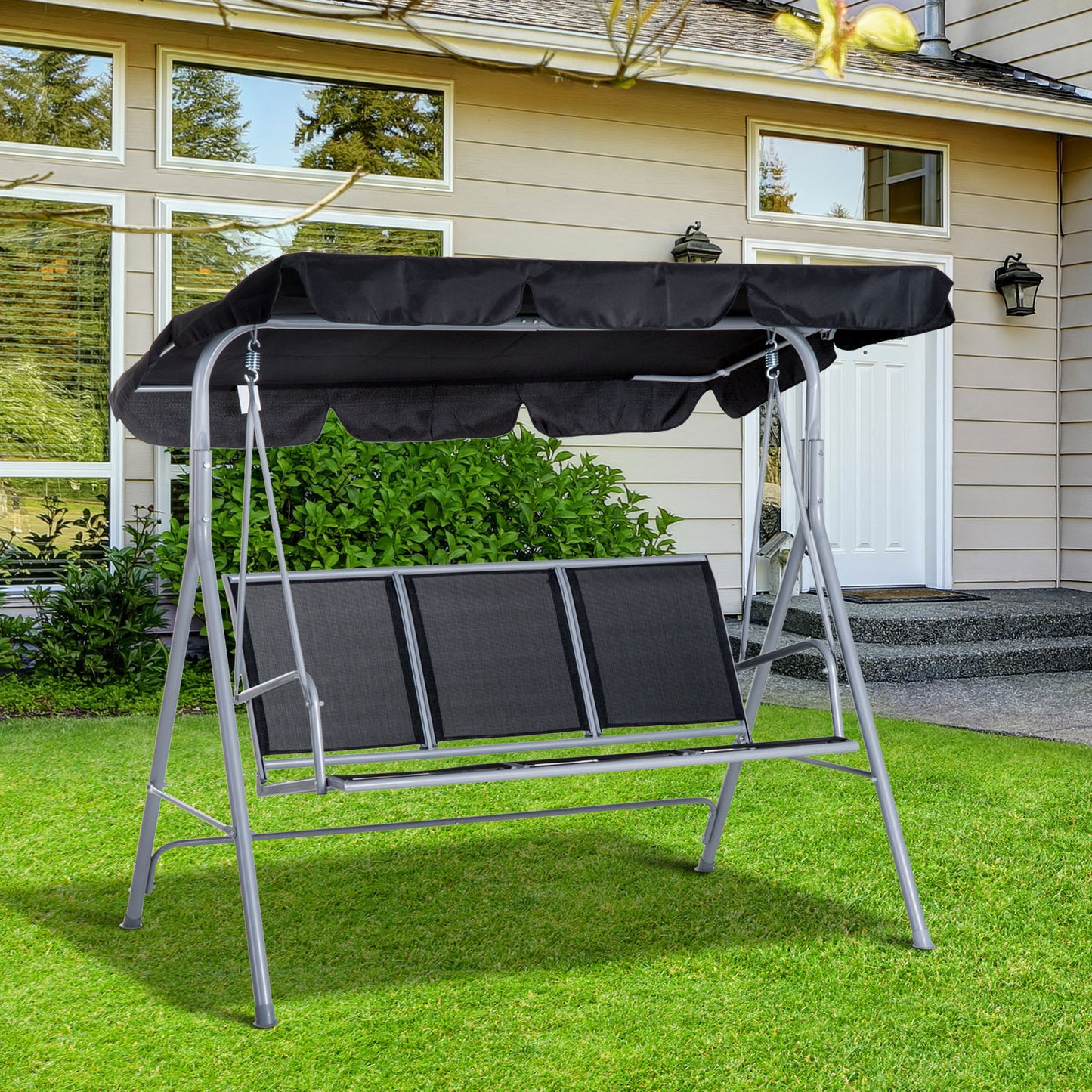 Outdoor 3-Seater Swing Chair