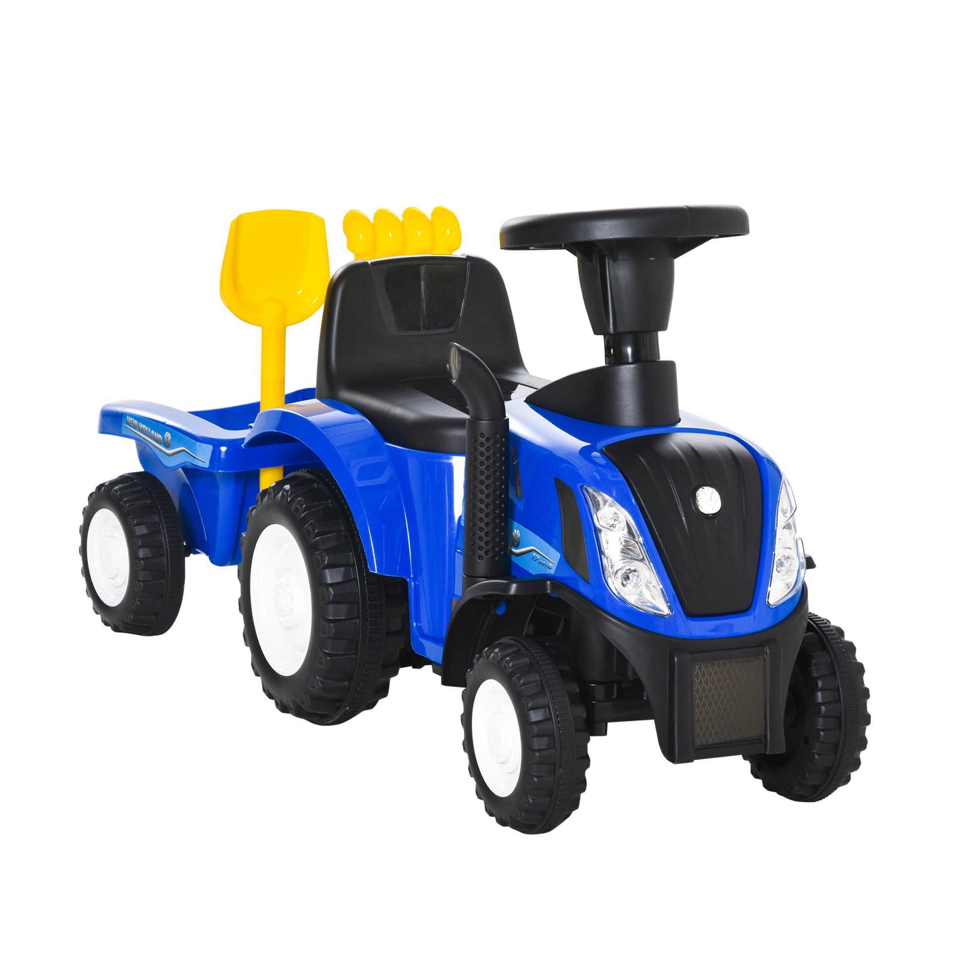Ride On Tractor Toddler Walker Foot To Floor Slider w/ Horn Storage