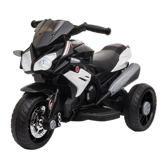 Kids Electric Motorcycle Ride-On Toy, with Three Wheels, Music, Horn