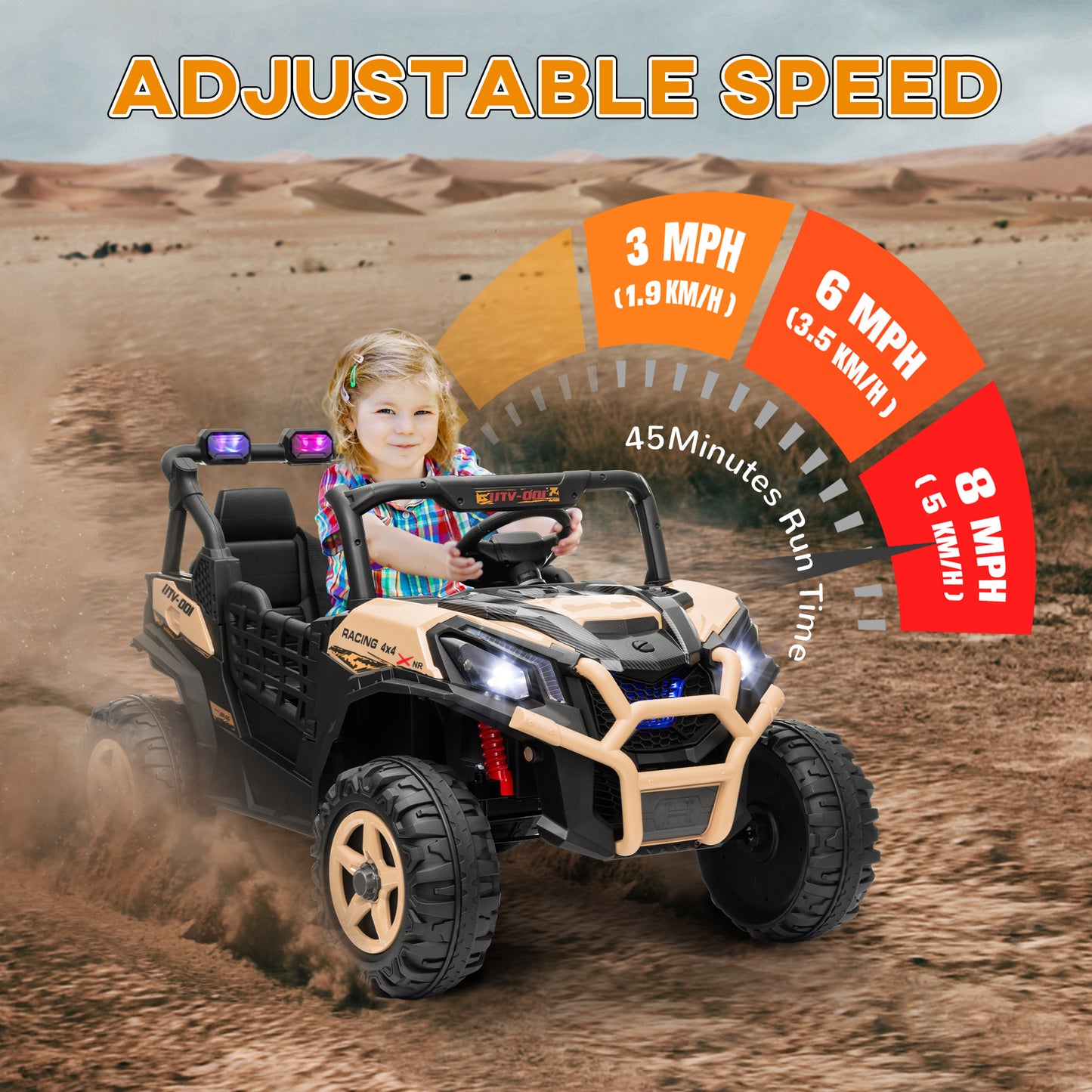 24V 2 Seater Kids Electric Car with Remote Control