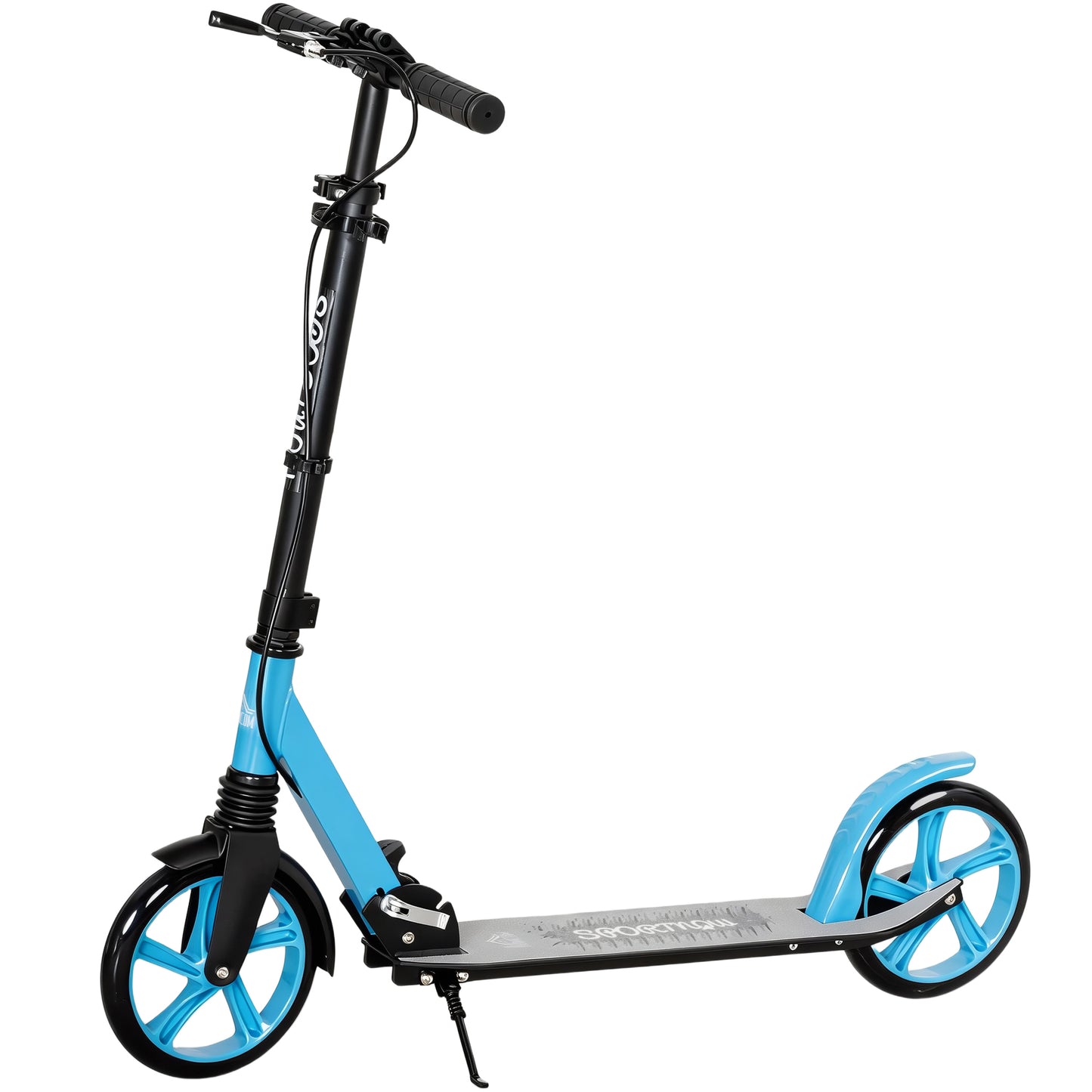 One-click Folding Kick Scooter for 14+ w/ Adjustable Handlebar (1)