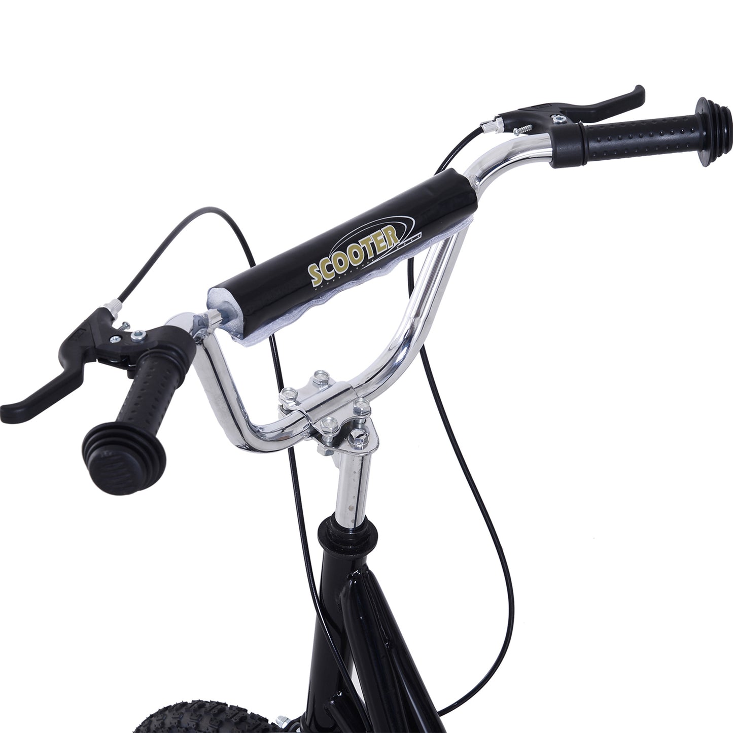 Kids Scooter, Teen Kick Scooter with Rubber Wheels, 16" Front Wheel