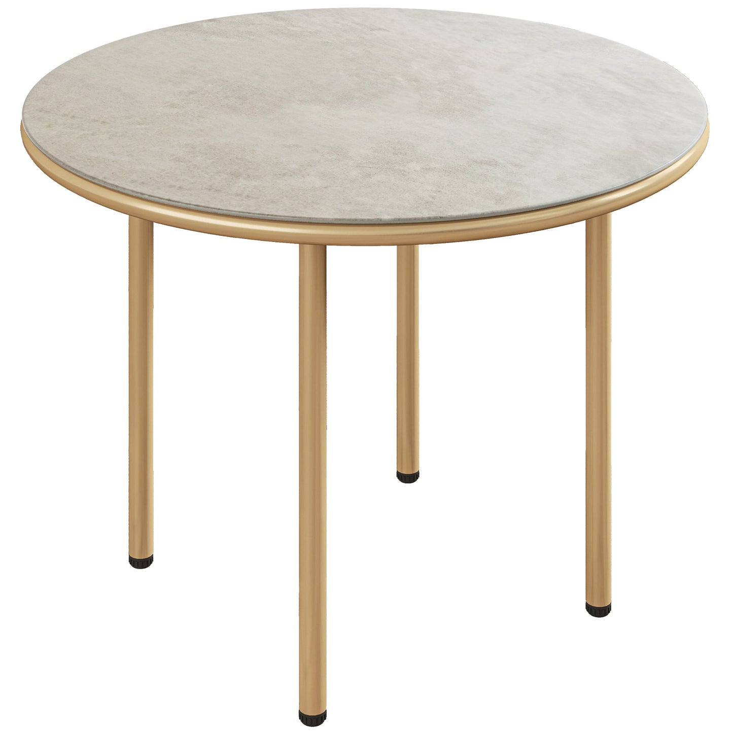 Round Coffee Table, Modern End Side Table
