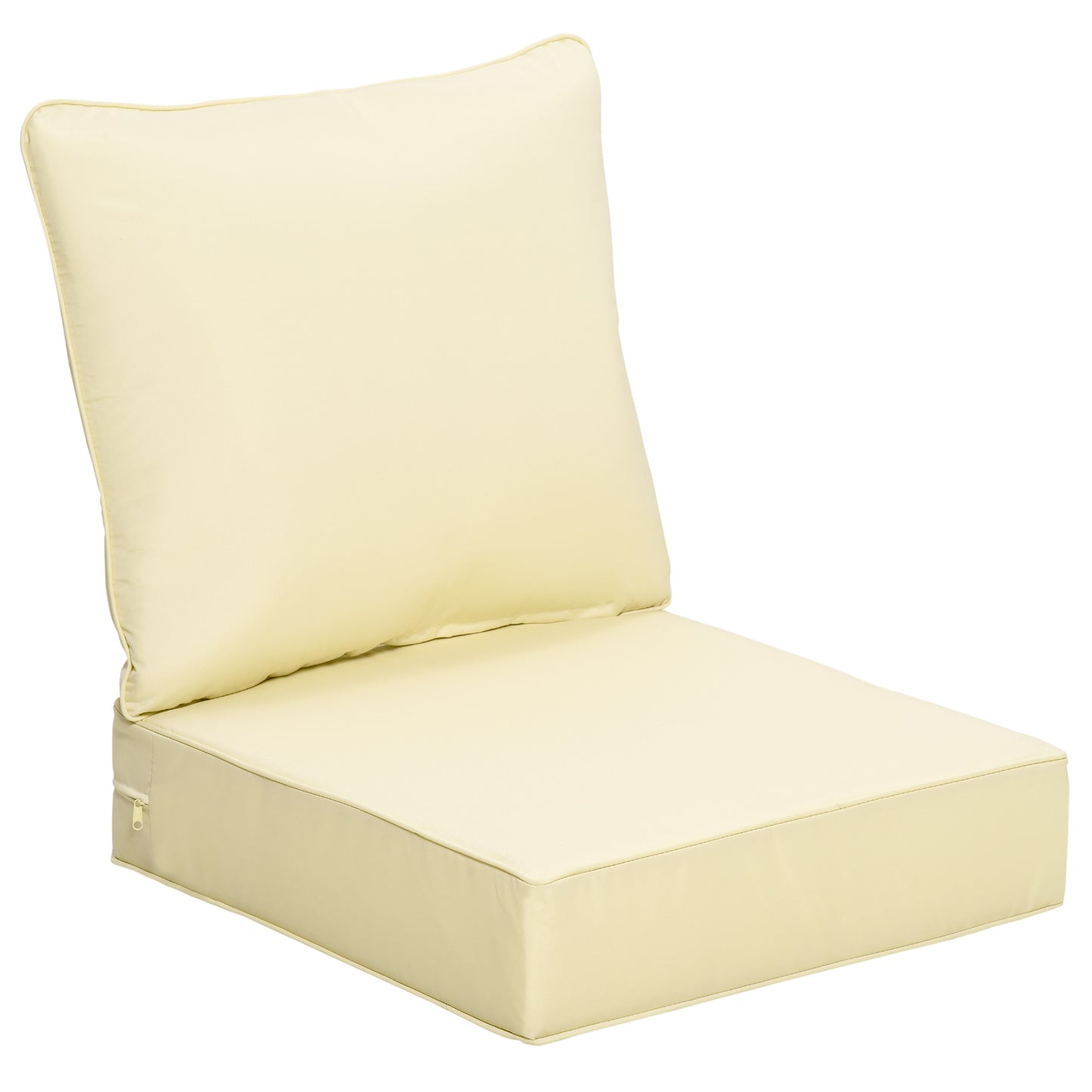 Outdoor Seat and Back Cushion Set Patio Deep Seating Chair