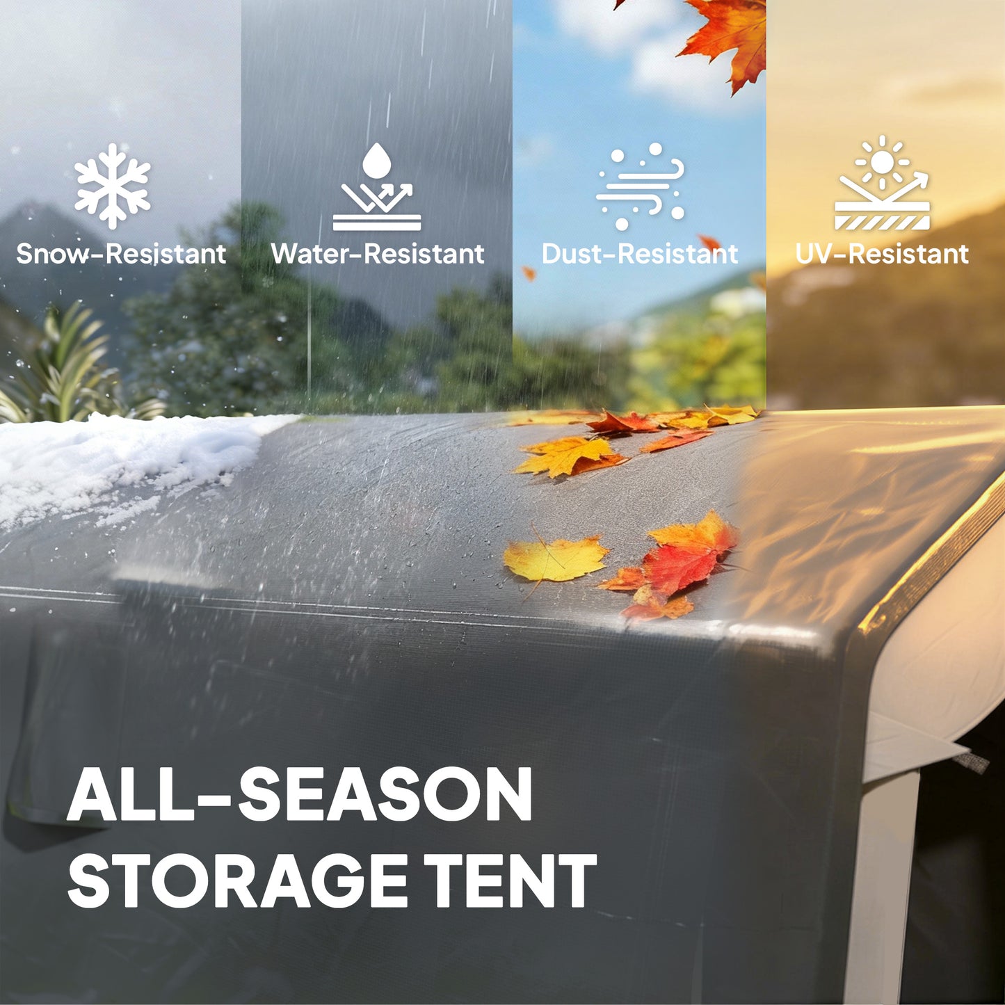 1.8 x 2.4m Garden Storage Shed Tent