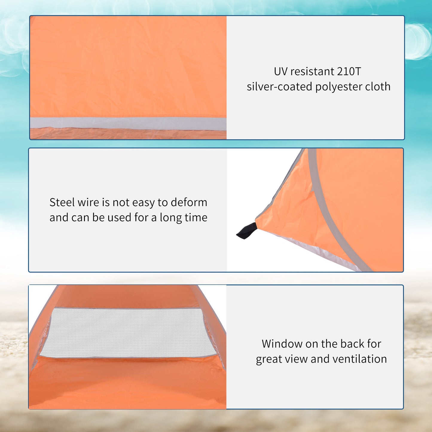 2 Person Pop Up UV Shelter Shade