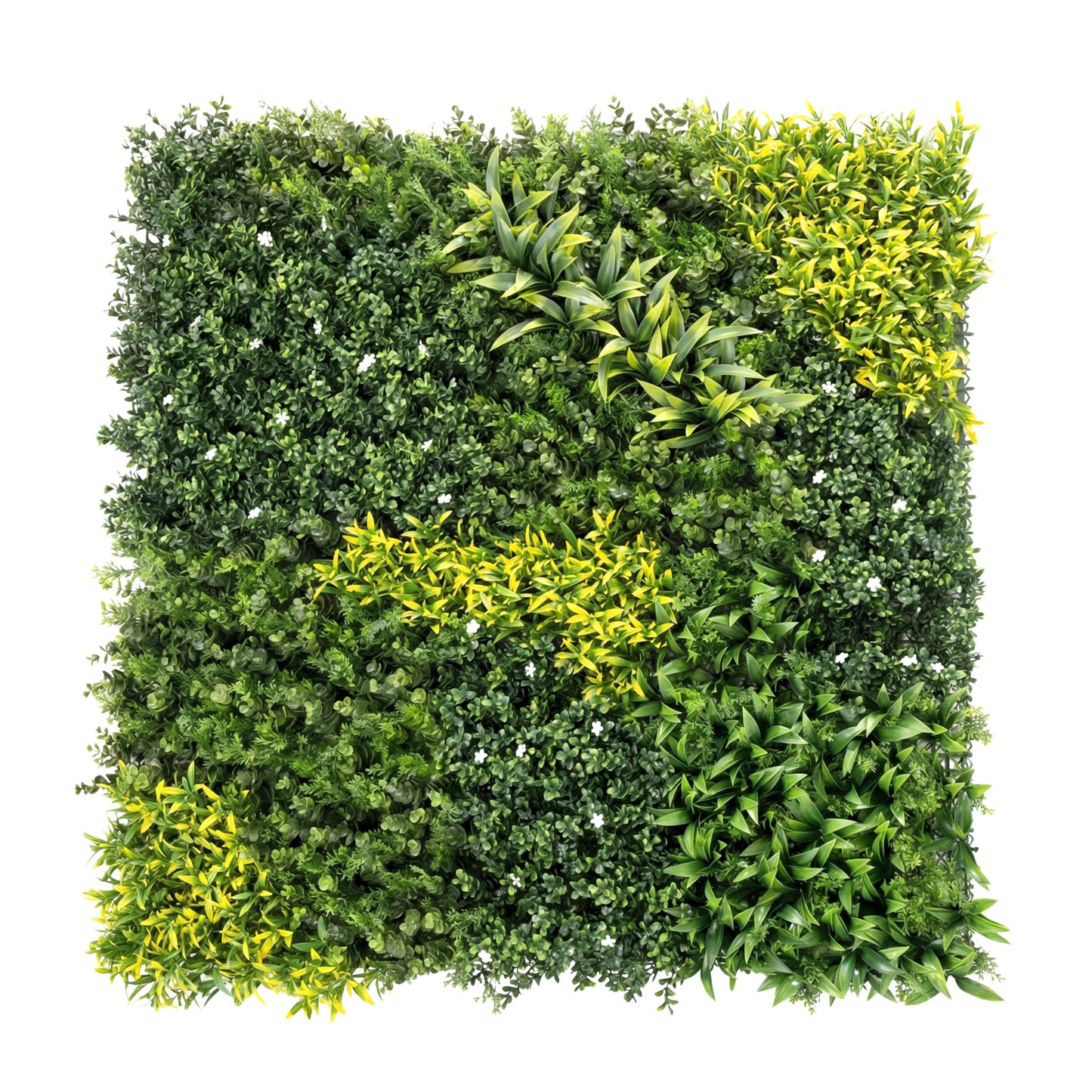 Artificial Plant Wall Panel, 100x100 cm Artificial Grass Backdrop Wall