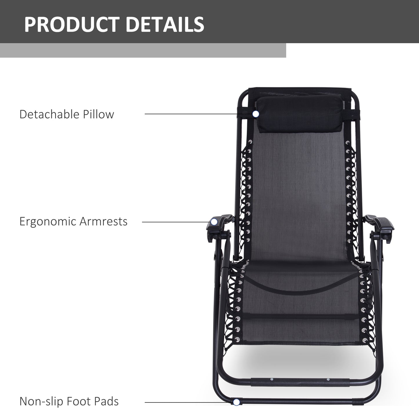Zero Gravity Chair Set of 2