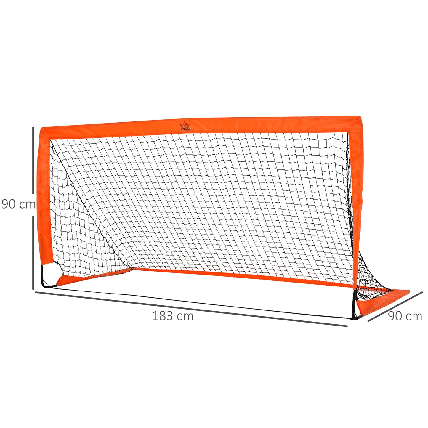 Set of 2 Football Goal Net 6 x 3 ft Foldable Outdoor Sport Training