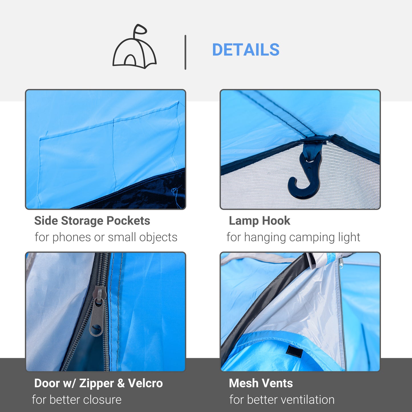 2-3 Man Tunnel Tent with Vestibule