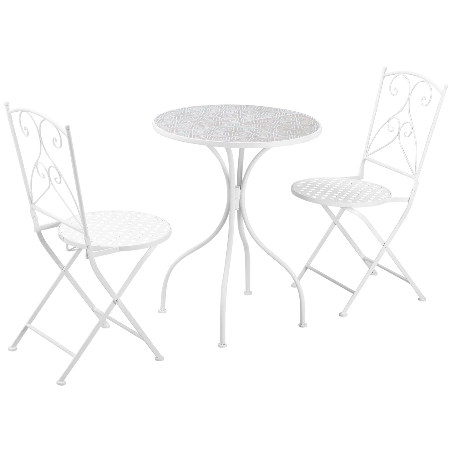 Three-Piece Metal Bistro Set
