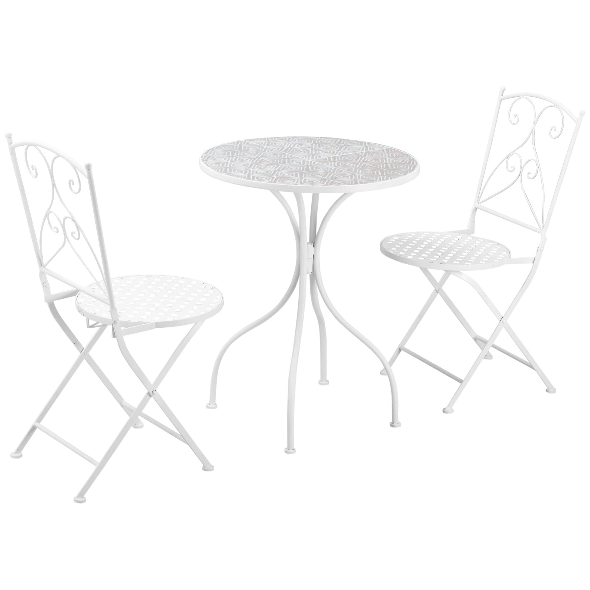 Three-Piece Metal Bistro Set