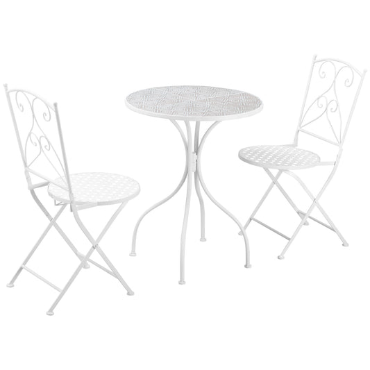 Three-Piece Metal Bistro Set
