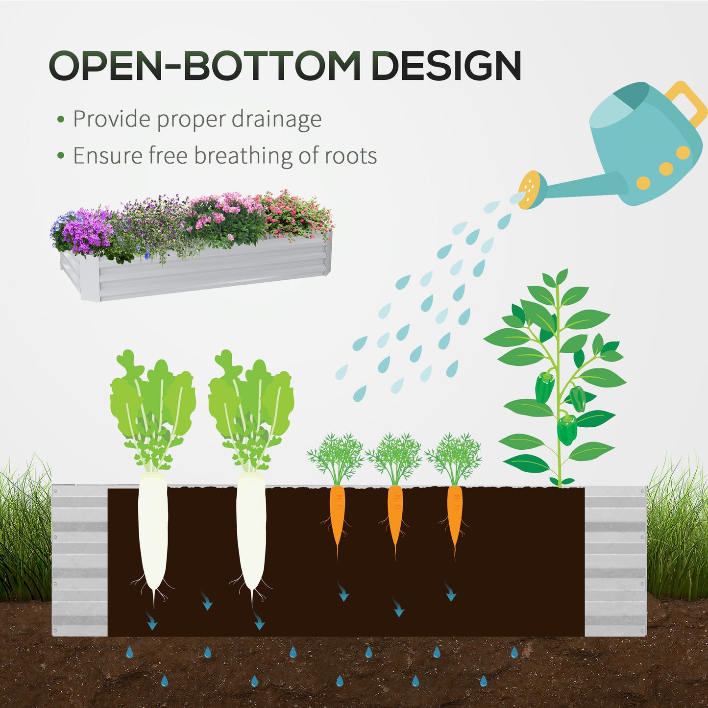 Raised Garden Bed with Greenhouse (1)