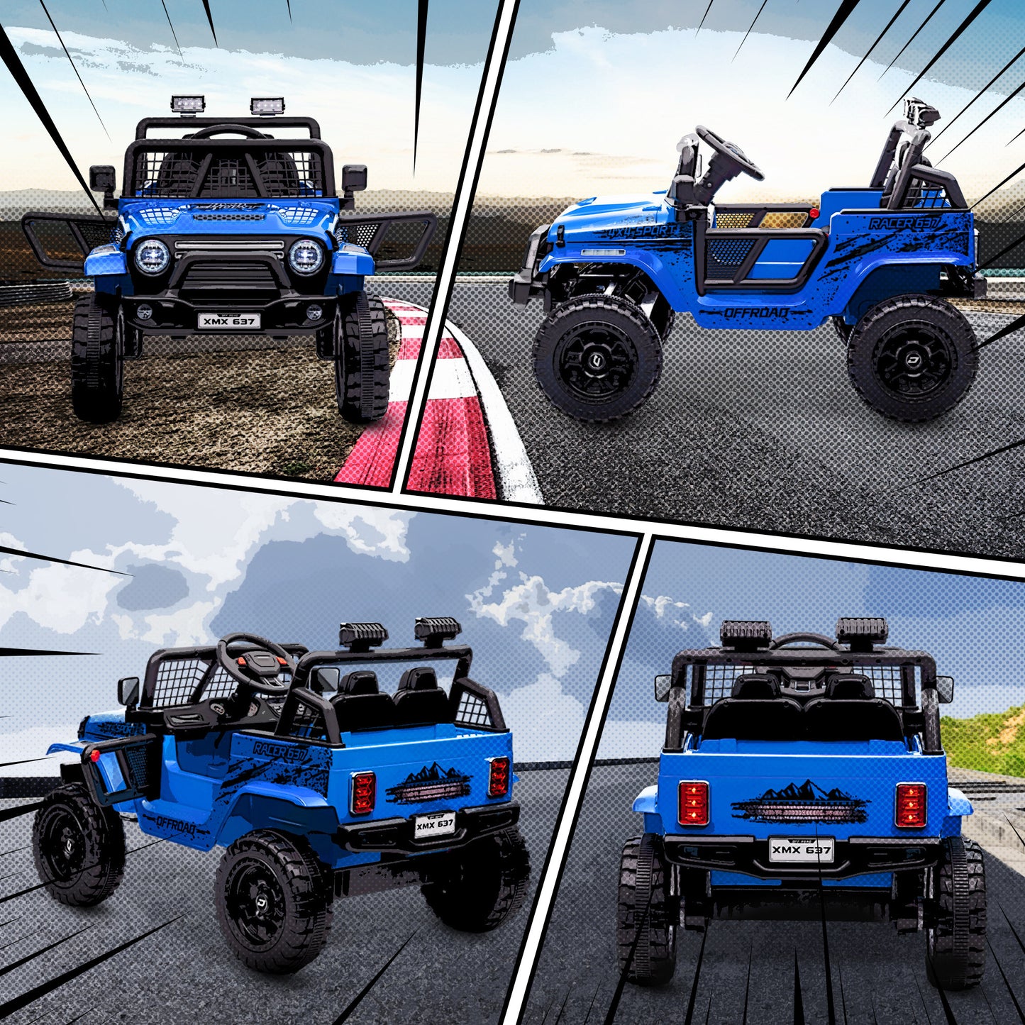 12V Battery Powered Kids Ride-On Car