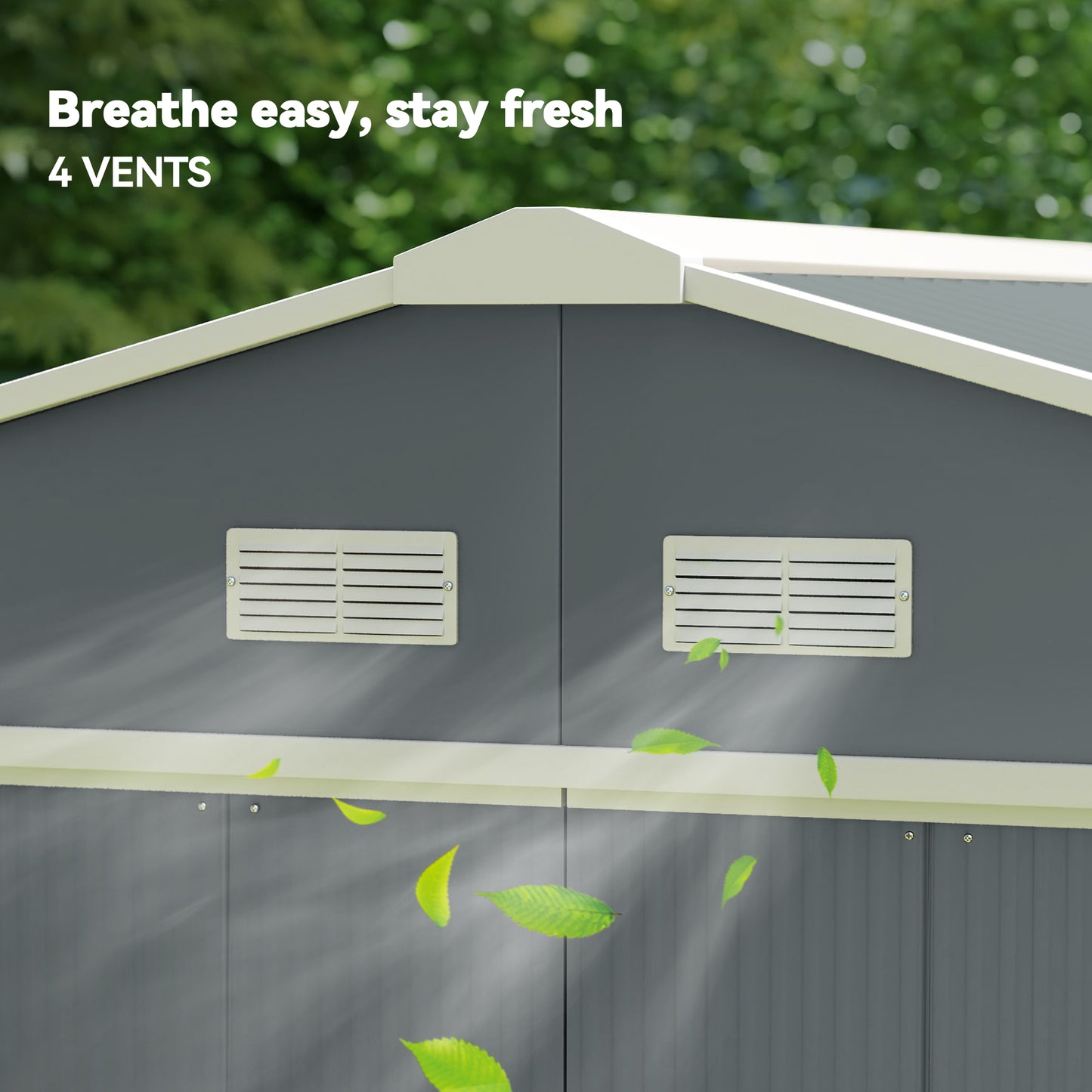 13 x 11ft Metal Garden Shed (1)