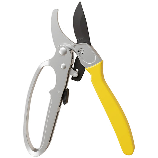8" Garden Secateurs, Pruning Shears Heavy Duty with Sharp SK5 Blade