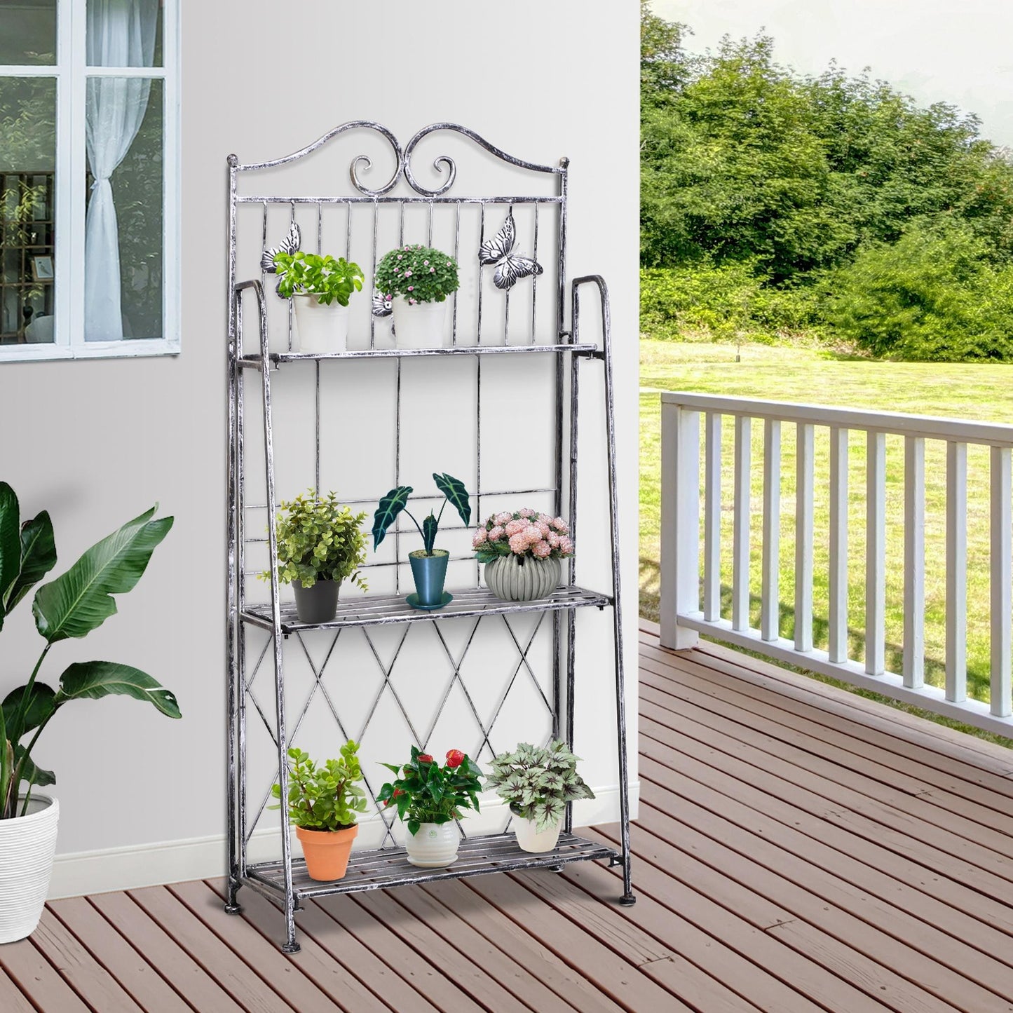 3 Tier Plant Stand Indoor Outdoor