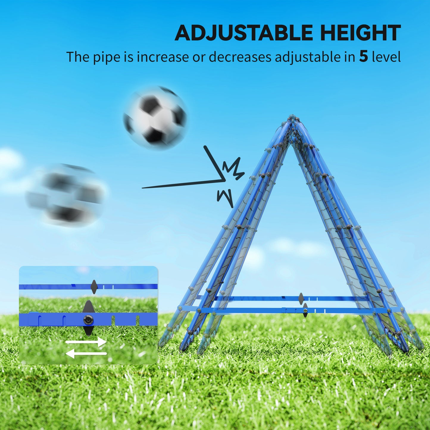 Double Sided Football Rebounder Net