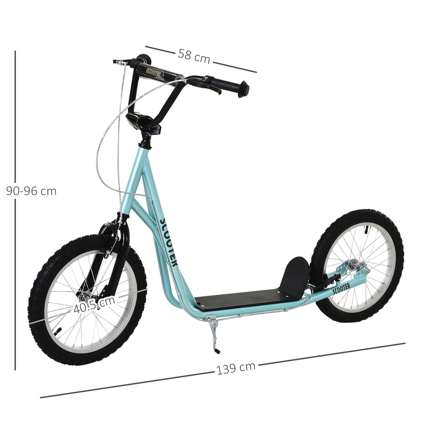 Kick Scooters for Kids with Adjustable Height, Anti-Slip Deck