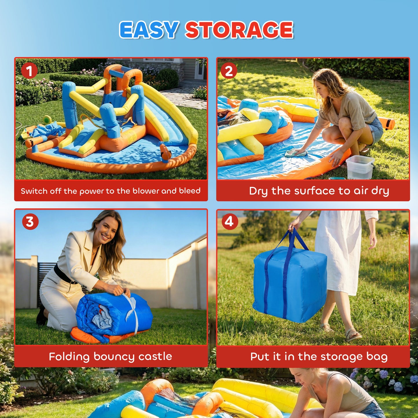 5 in 1 Bouncy Castle for Children