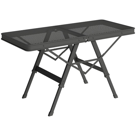 3 ft Folding Camping Table w/ Adjustable Heights