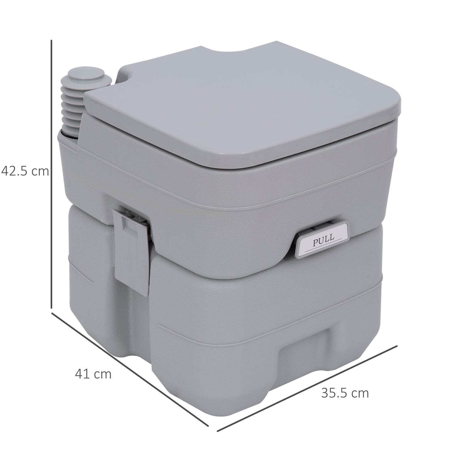 Portable Camping Toilet, 20L Flushable Porta Potty Portaloo