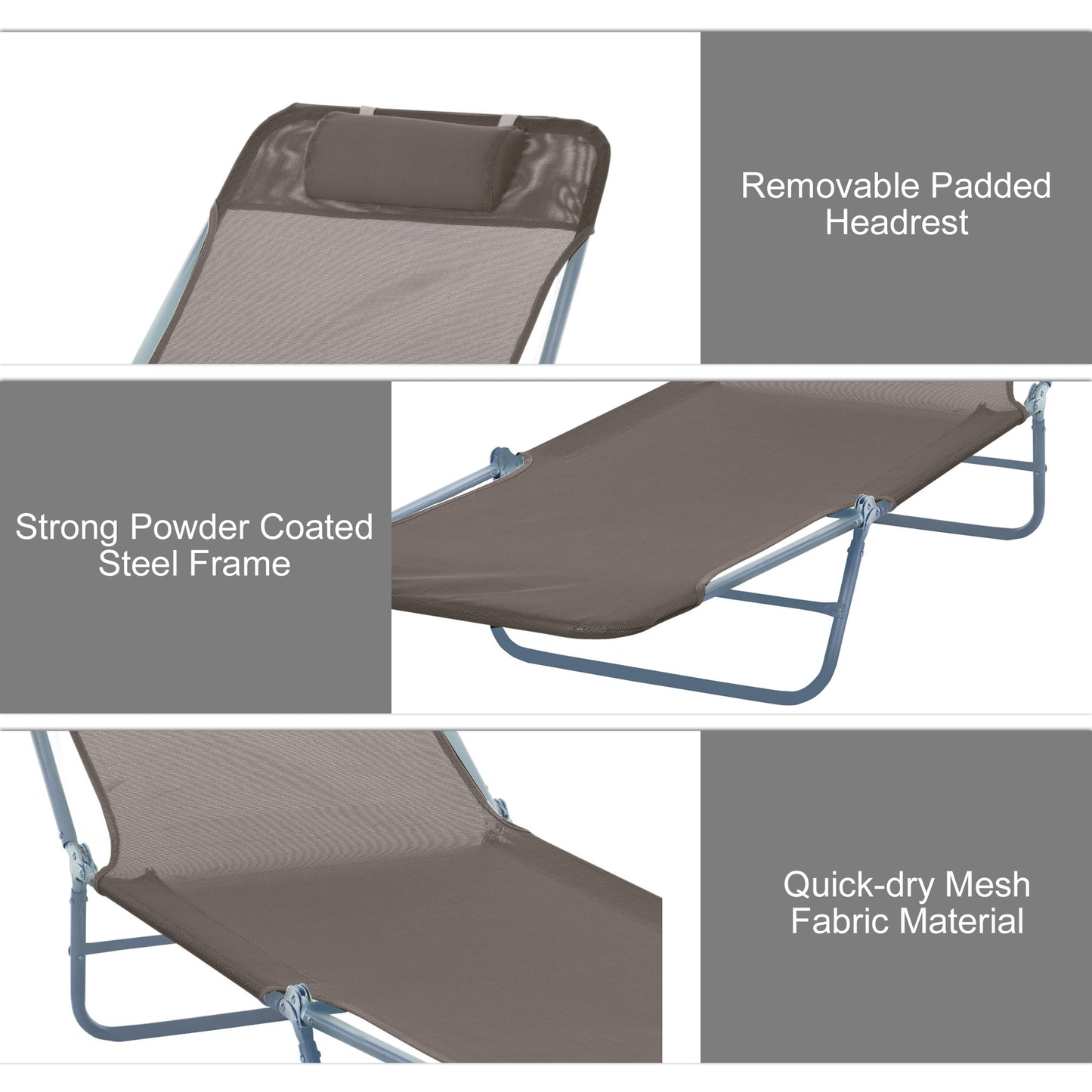 Outdoor Foldable Sun Lounger