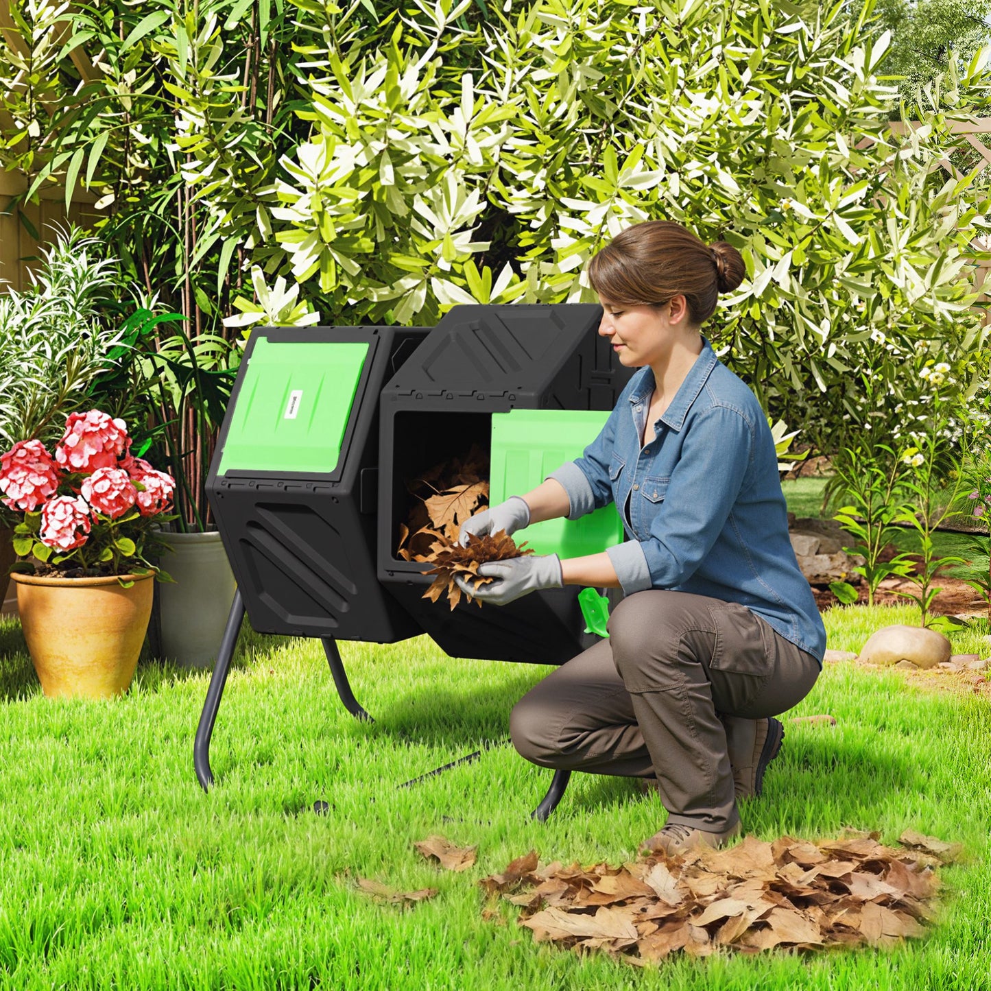 130L Double Chamber Composter