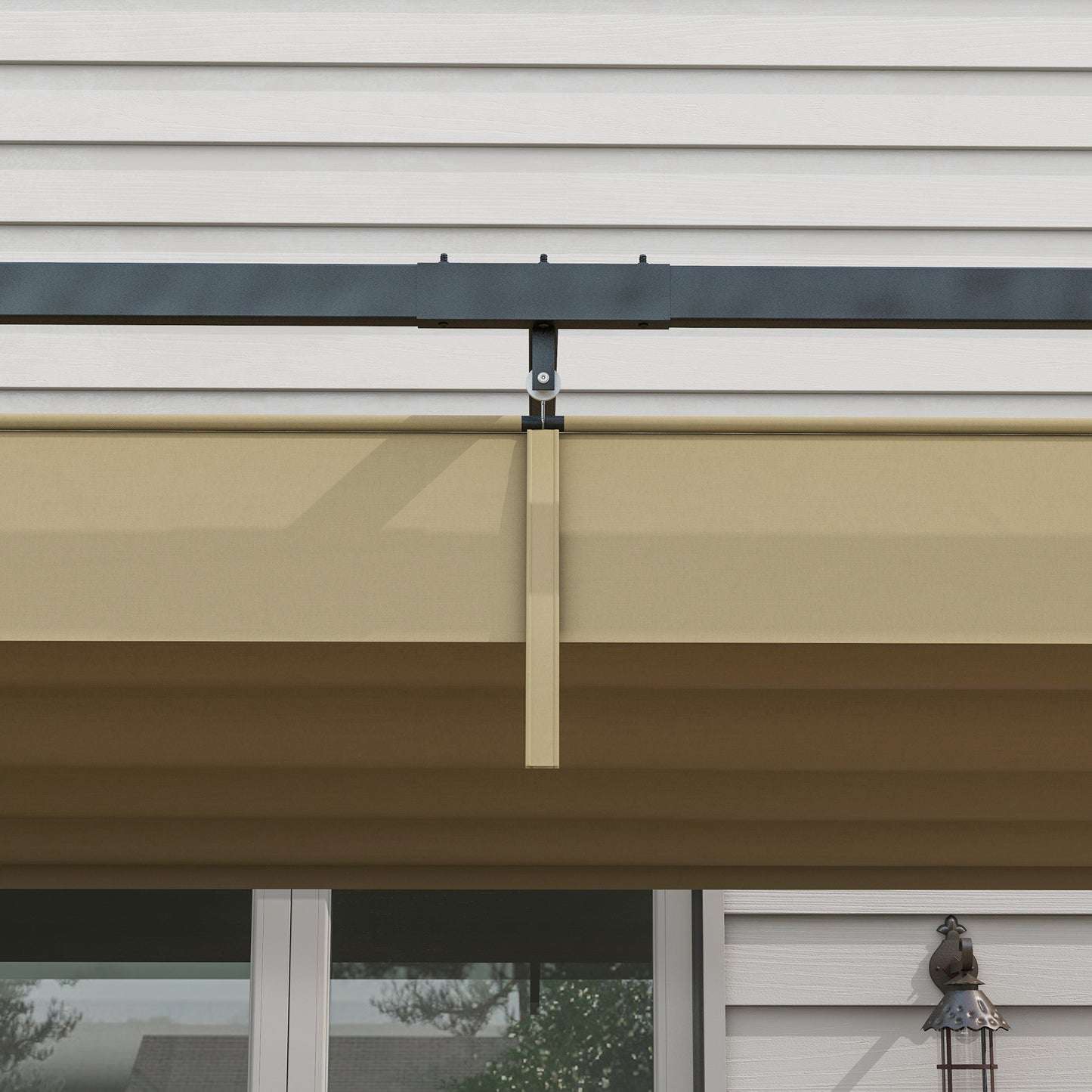 4 x 3(m) Metal Pergola with Retractable Roof