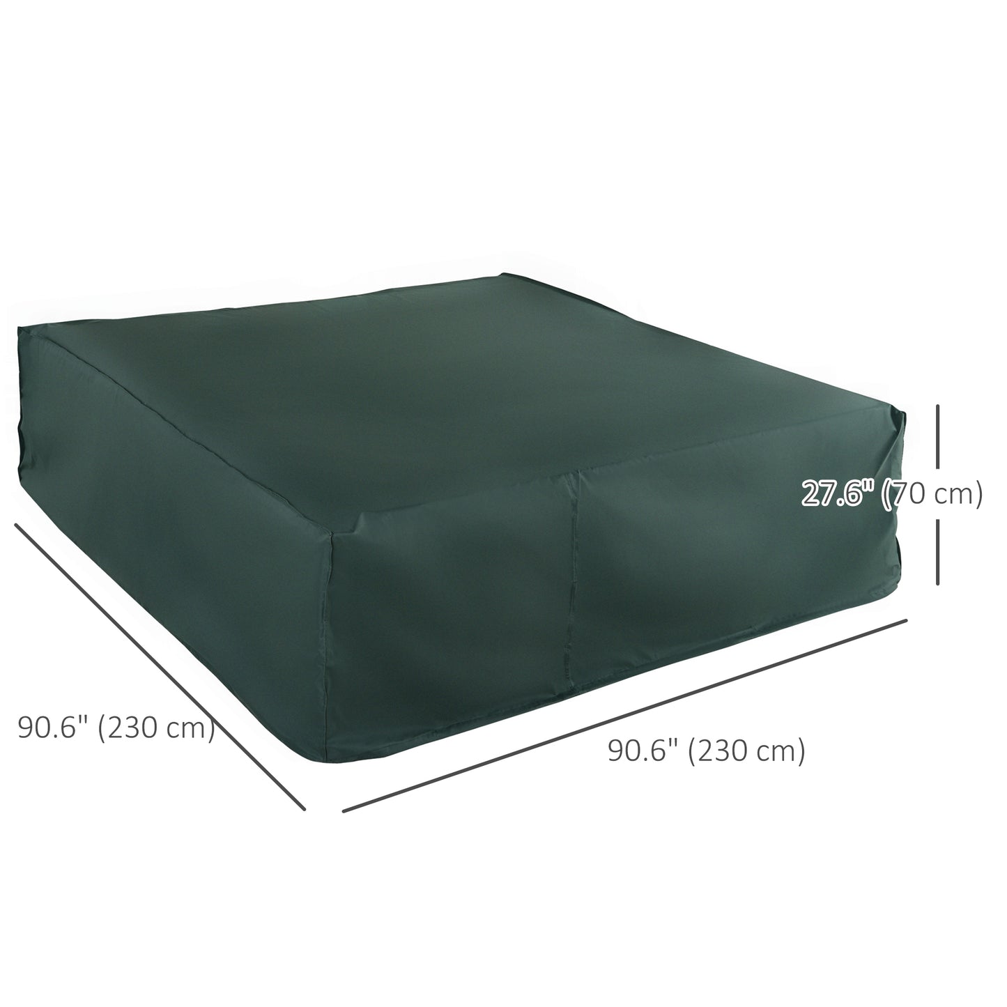 Large Patio Garden Furniture Set Cover 600D Oxford Square Waterproof