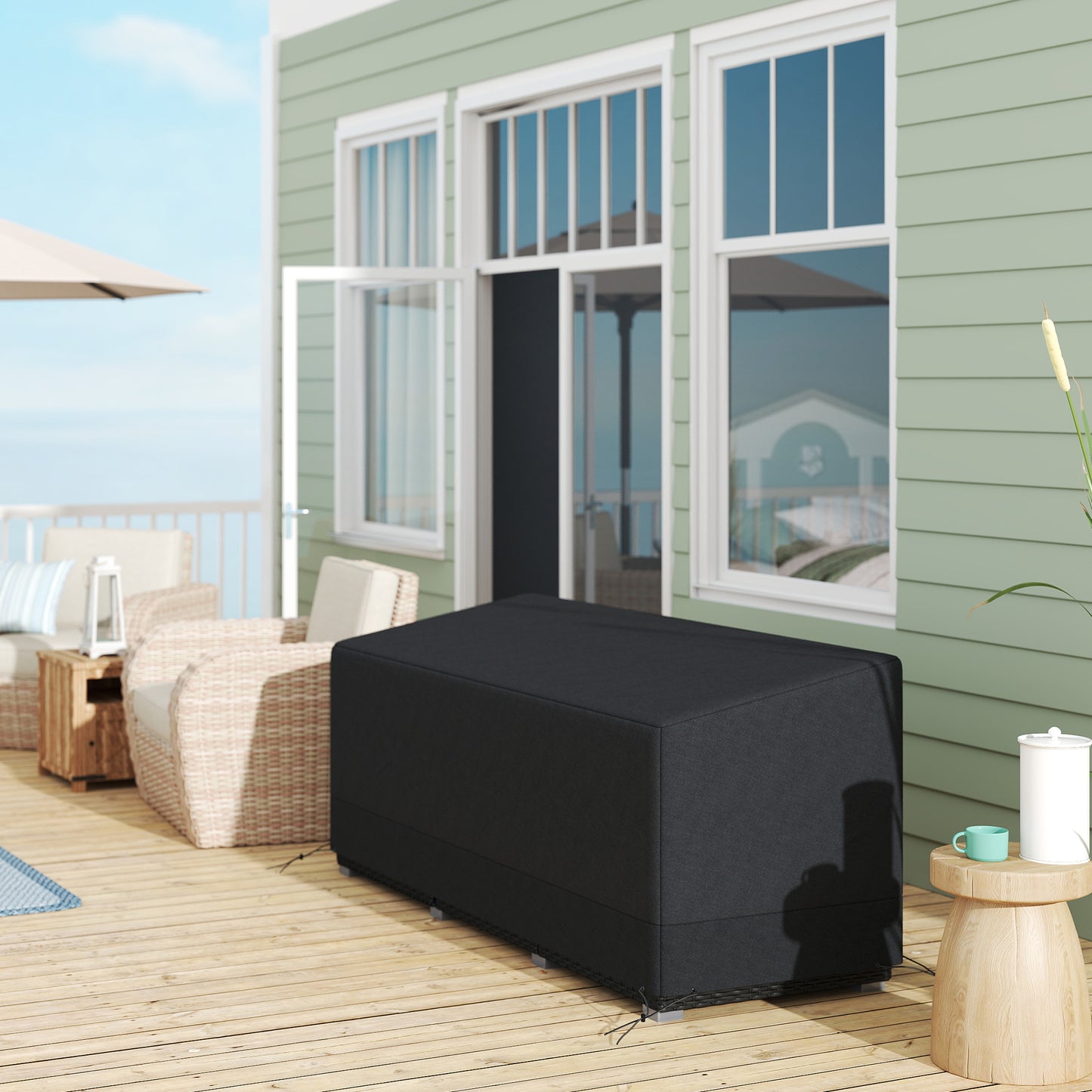Rectangular Patio Garden Furniture Cover Waterproof