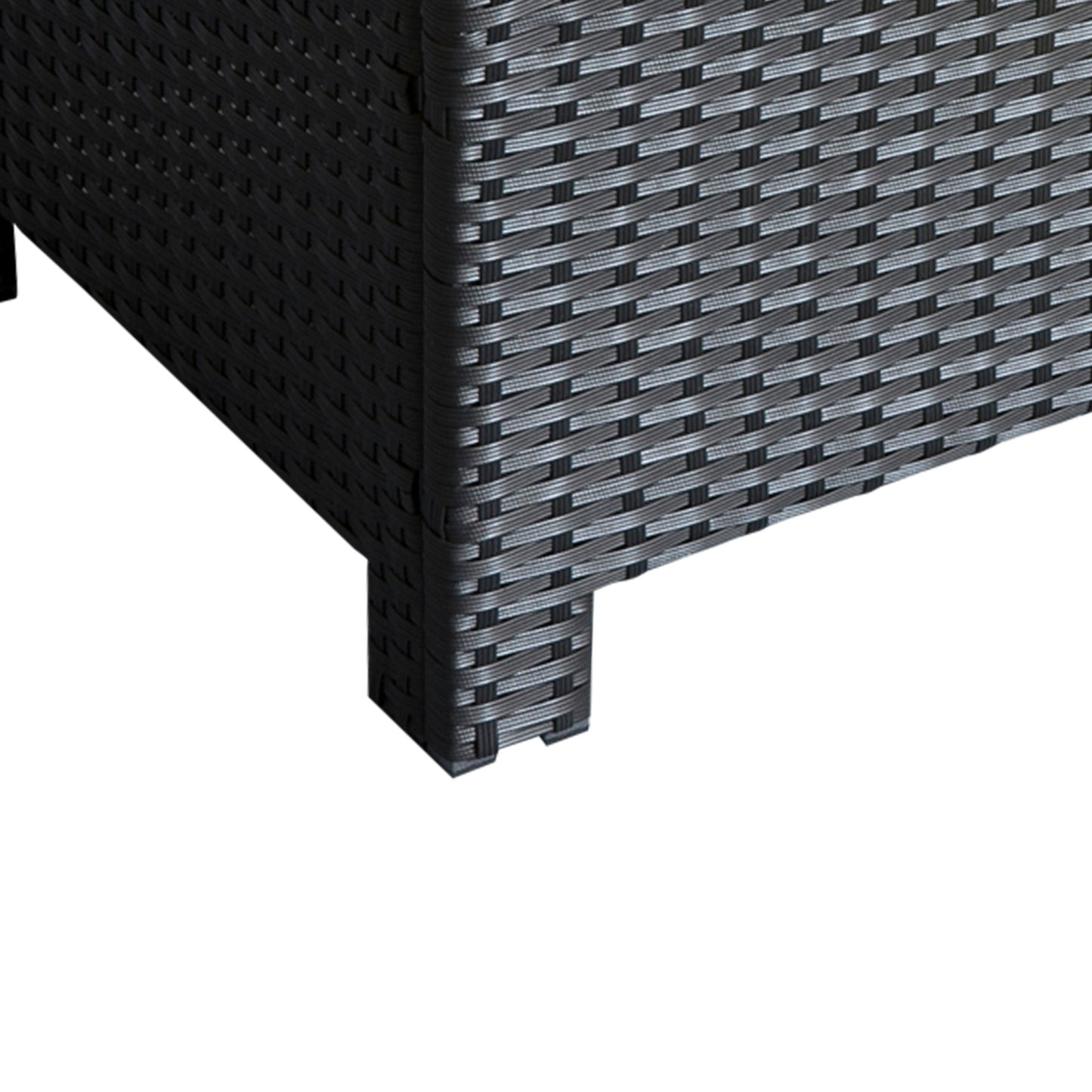 PE Rattan Coffee Table, Rectangular Outdoor Coffee Table