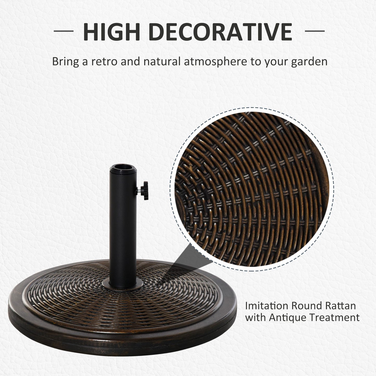 13kg Garden Parasol Base Holder