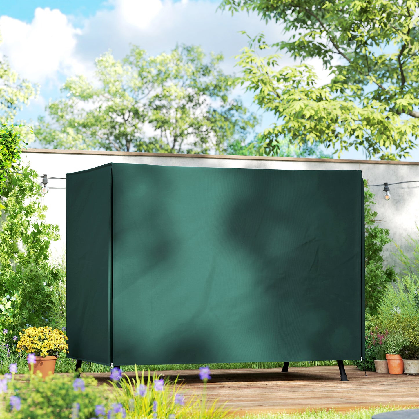 205 x 124cm Three-Seater Swing Chair Protective Cover Deep