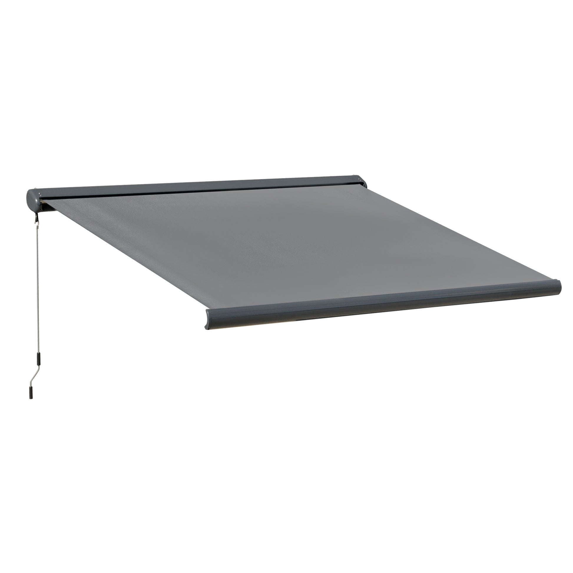 Cassette Electric Manual Awning Door Window Retractable Canopy w/ R/C