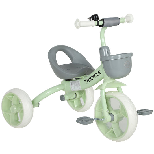Kids Trike, Toddler Tricycle with Front Basket and EVA Wheels