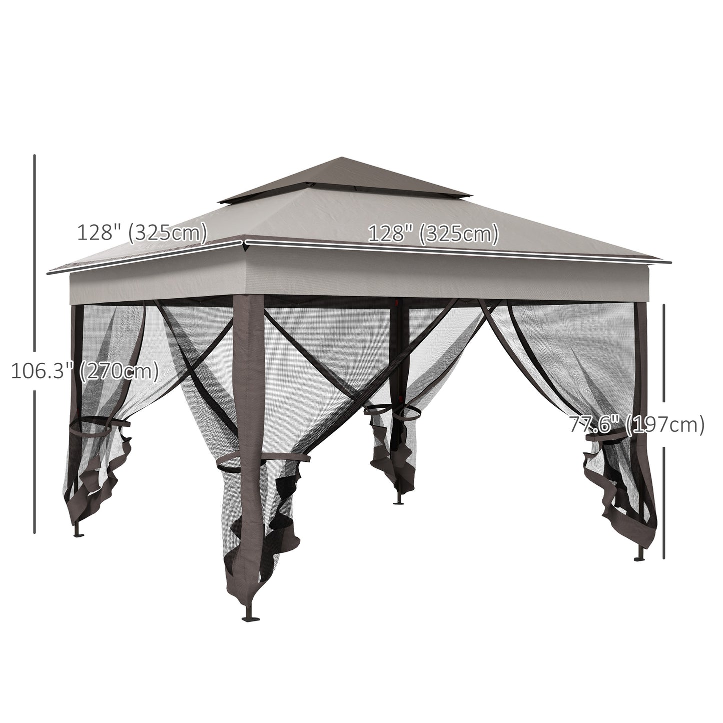 3.25 x 3.25m Pop Up Gazebo