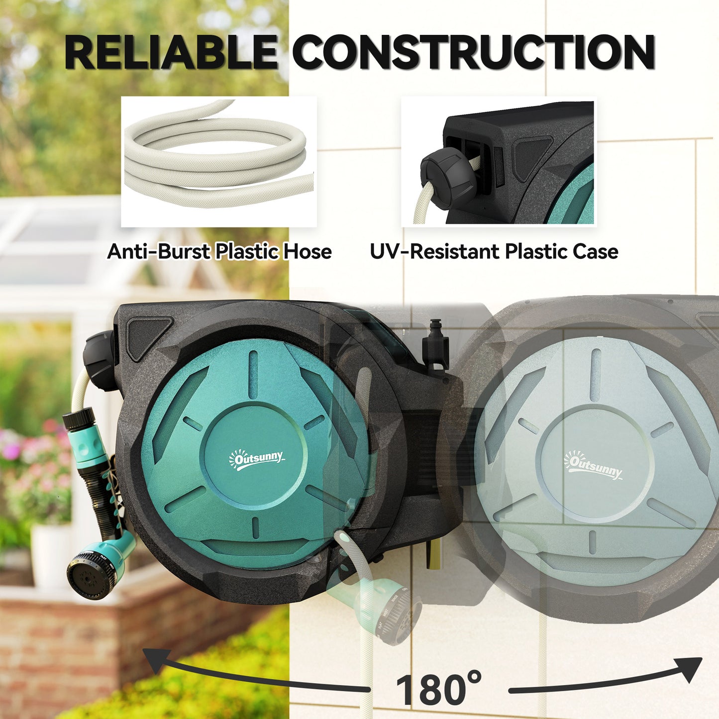 Retractable Hose Reel Wall Mounted (1)