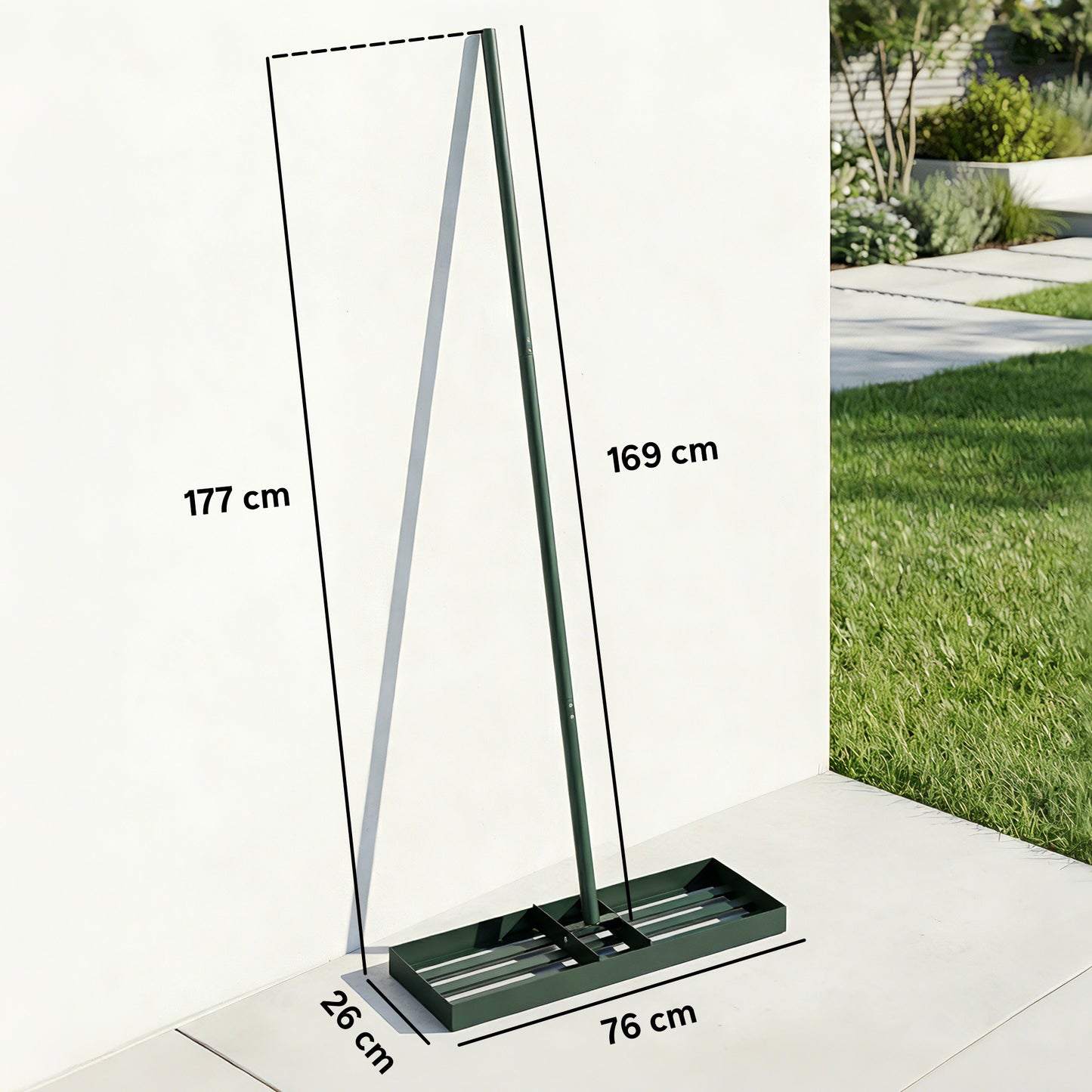 Lawn Levelling Rake, 76 x 26 cm Lawn Leveller Lute