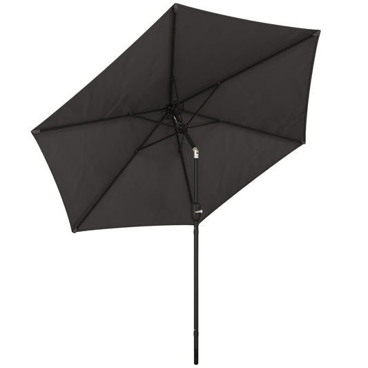 2.6 m Garden Parasol Umbrella with Aluminium Pole (1)