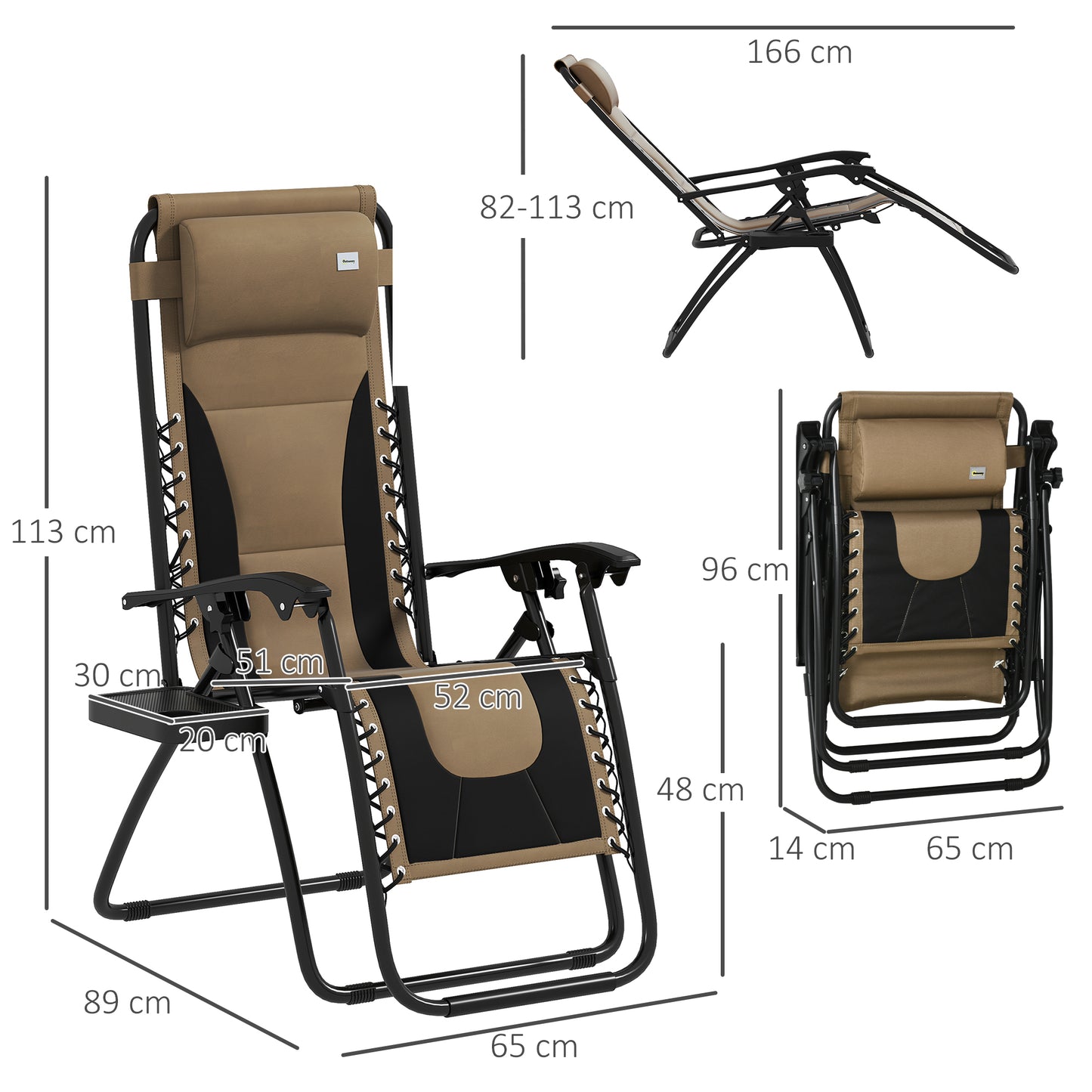 Zero Gravity Lounger Chair Set of 2 (1)