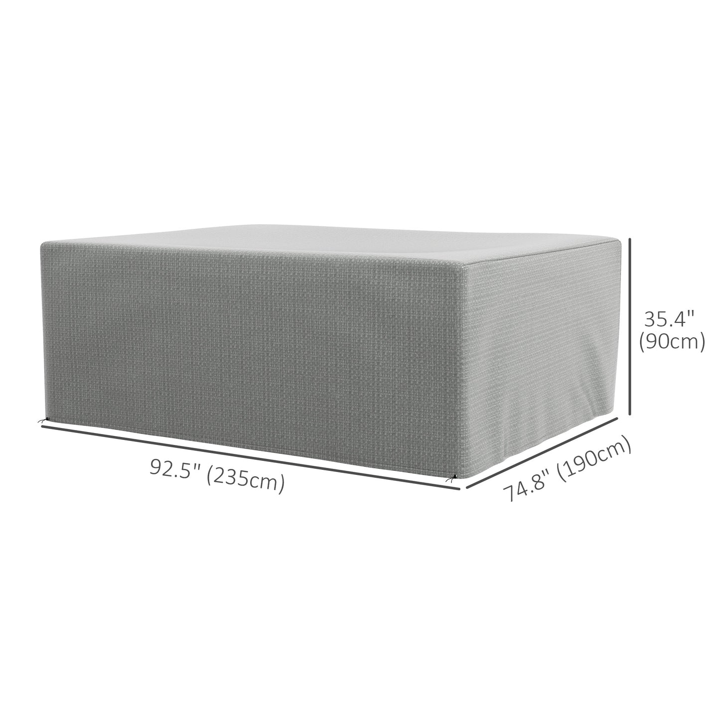 235 x 190 x 90 cm Large Patio Set Covers